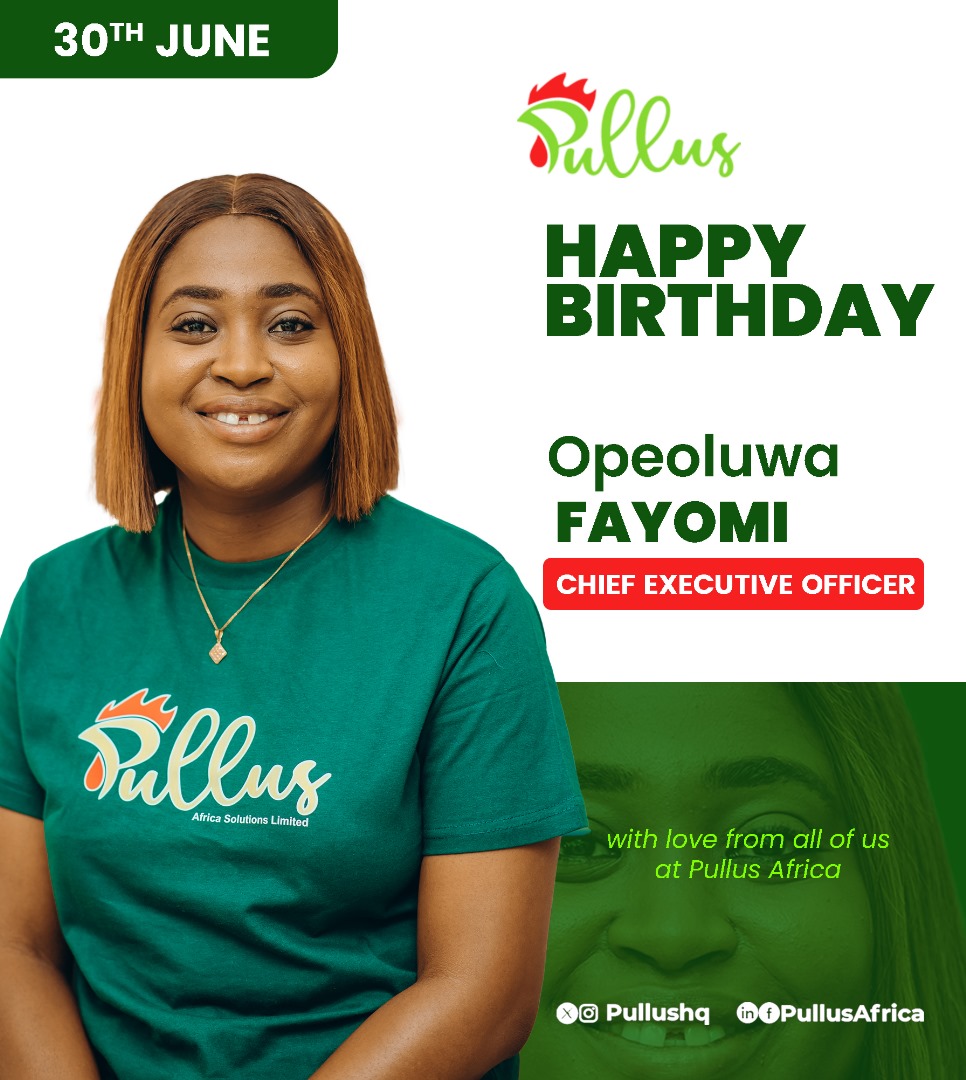 PullusHQ's tweet photo. We’re celebrating our CEO, Opeoluwa Fayomi, today. A woman whose leadership continues to shape the heart and soul of Pullus Africa.

She truly sees people, says the truth as it is, and still finds a way to make you laugh in the middle of serious work. https://t.co/VNVZRy0EIU