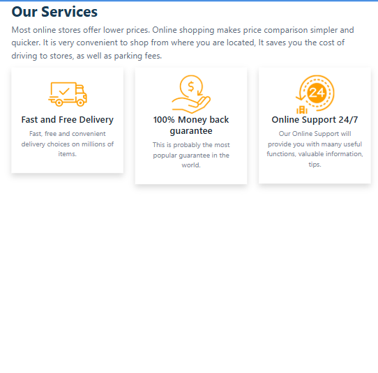 prithikaam's tweet photo. 🚀Just posted my E-Commerce Web page service section🖥️ . #NxtWave #CodingChallenge #fullstackdeveloper #FrontendDev https://t.co/GnJ6plys9u