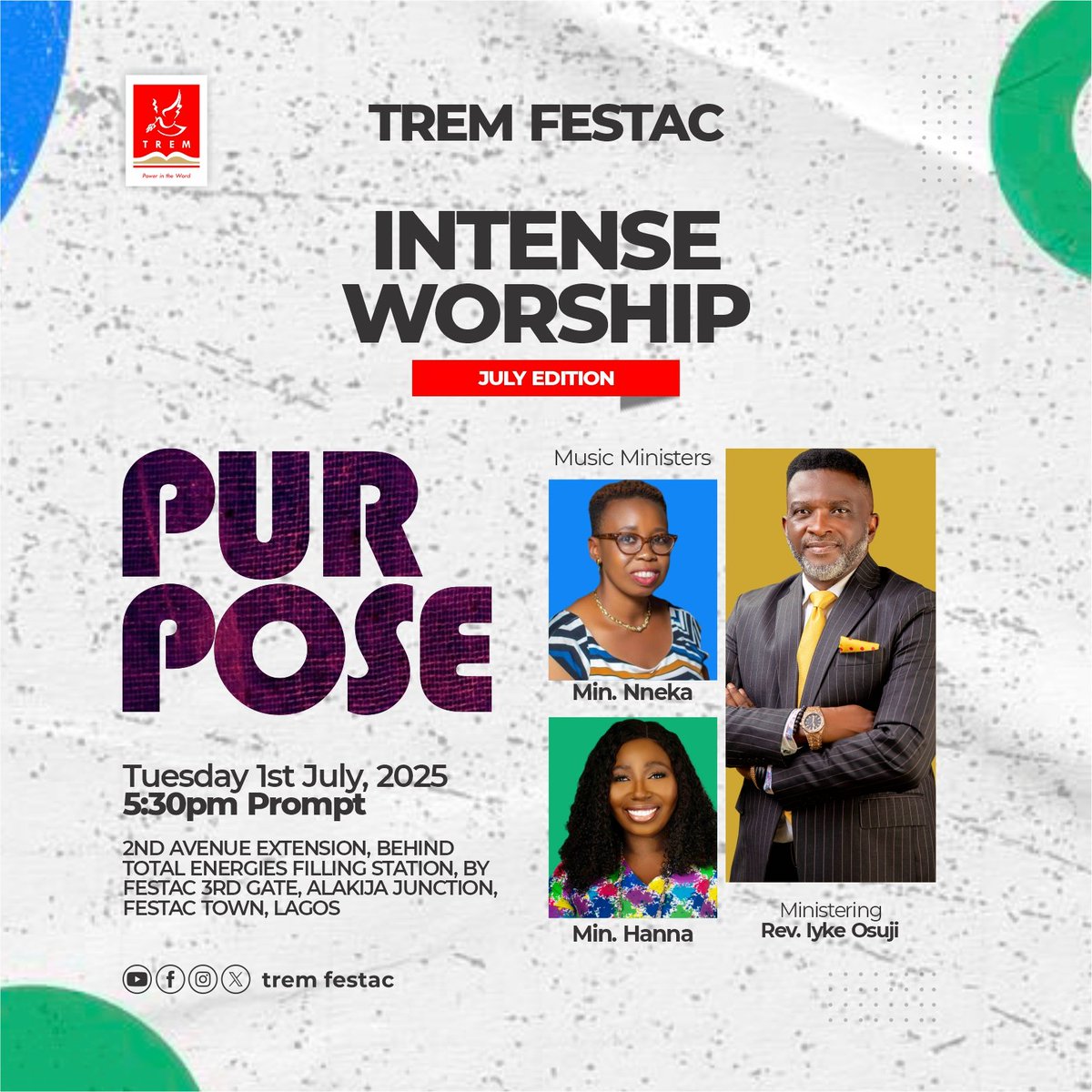 tremfestacypc's tweet photo. God will open doors of opportunities,breakthroughs&amp;provisions for you&amp;todaythe last day of June, God will command blessings upon you&amp;get you ready to step into July in Jesus name.

Rev. Iyke Osuji

#TREM #TREMFESTAC #TouchedByGodThisMorning #Prayer #Rest #June #MultiplyYourself https://t.co/QUi9dVfBi5