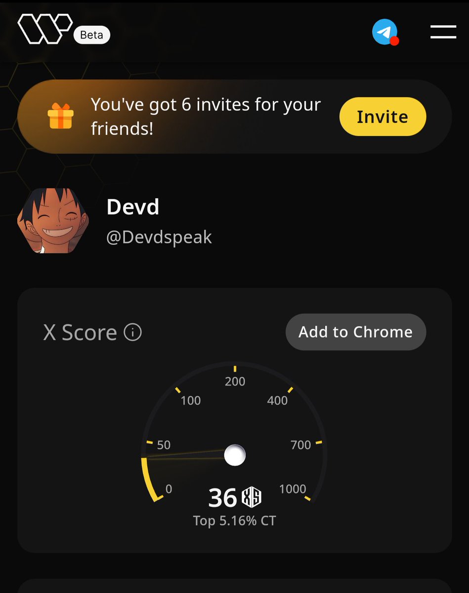 I have 6 invite left for <a href="/wallchain_xyz/">Wallchain Quacks</a> 

DM if you want code.