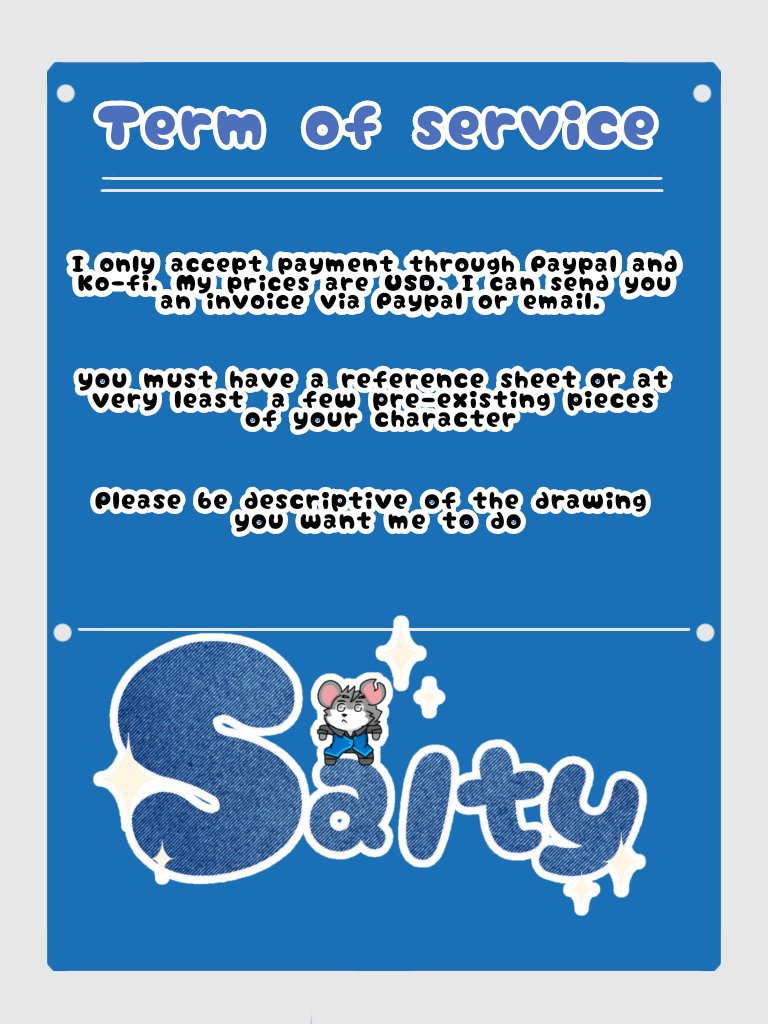cf_salvation's tweet image. !! Hello everyone Commission open for july 2025 !!
I take 4 slots
If my art suit your taste feel free to support me
#commissionsopen #commissionTH #commissionart #furryartist