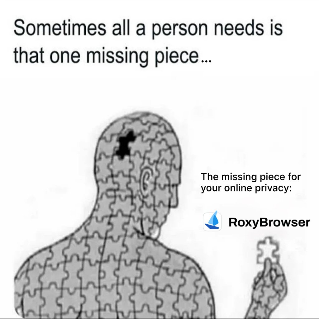 RoxyBrowser's tweet image. Find your missing piece of online security—try #RoxyBrowser today.

#antidetectbrowser #CyberSecurityAwareness