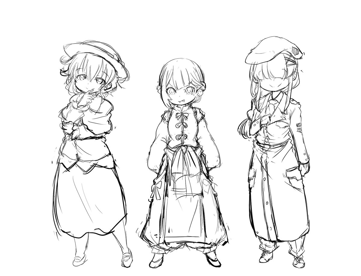 #今月描いた絵を晒そう ちょと今月から趣向を変えて色々描いてみた絵があるので どうでしょうかって感じで 乗っけてみますw 