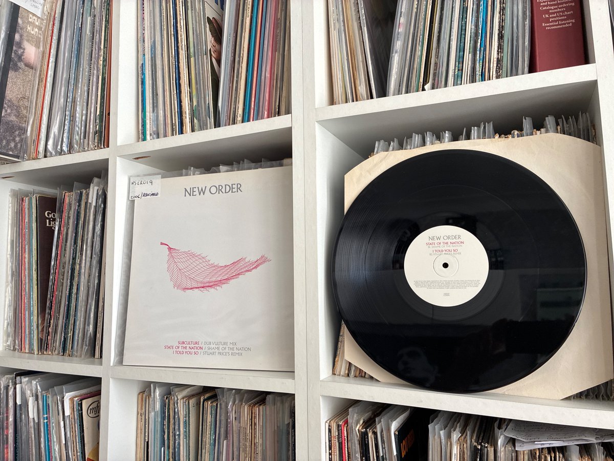 FactoryRecCol's tweet image. New Order 2006 mixes 12”vinyl Subculture,State of the nation,I told you so NSER019 #neworder @neworder #londonrecords