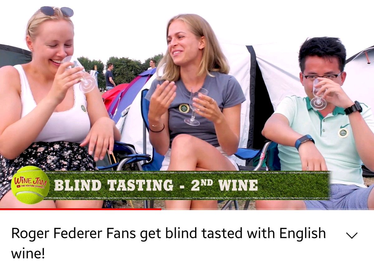 We blind taste Wimbledon fans to see what they know about wine and if they prefer Roger Federer over wine !! Click below for free
.
.
.
youtu.be/Fs4_mSDnjag
.
.