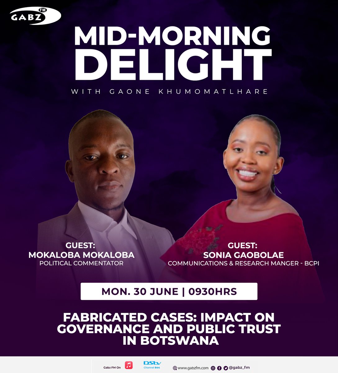 Catch Mid Morning Delight for an insightful conversation on how fabricated cases damage trust in government and impact society. 

Join the discussion for valuable insights into the importance of honesty and the ripple effects of dishonesty.

#PowerToEngageYourWorld
