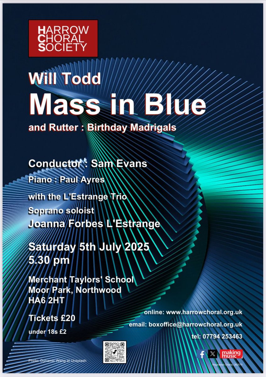 Harrow Choral Society tweet media