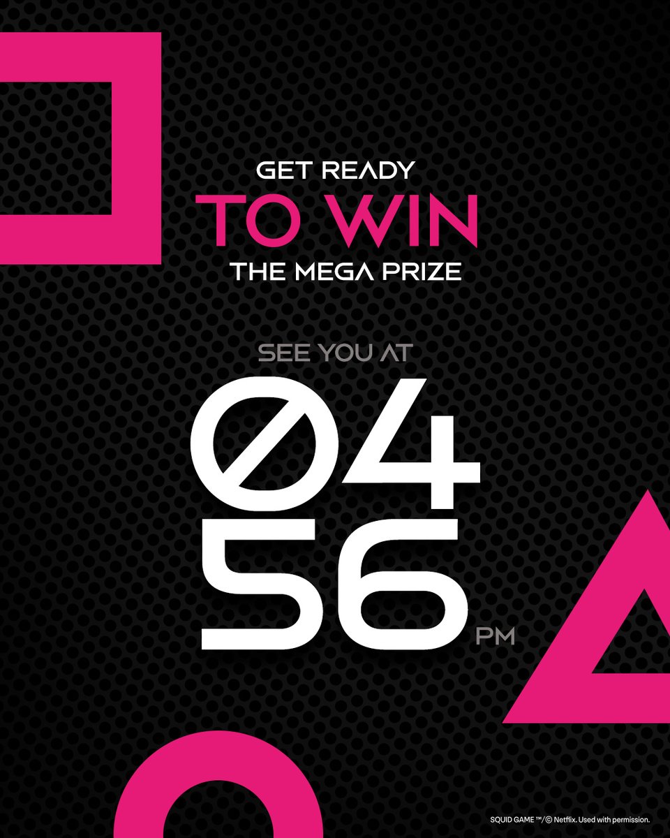 4:56 PM — set your alarm⏰

We’re dropping a question a day for 3 days. #ContestAlert

3 questions.
3 levels.
1 shot at the mega prize.

Be there on time tomorrow for the first round.

#ATxNetflixSquidGame
#AmericanTourister #AmericanTouristerIndia #Luggage #NewCollection #Fun