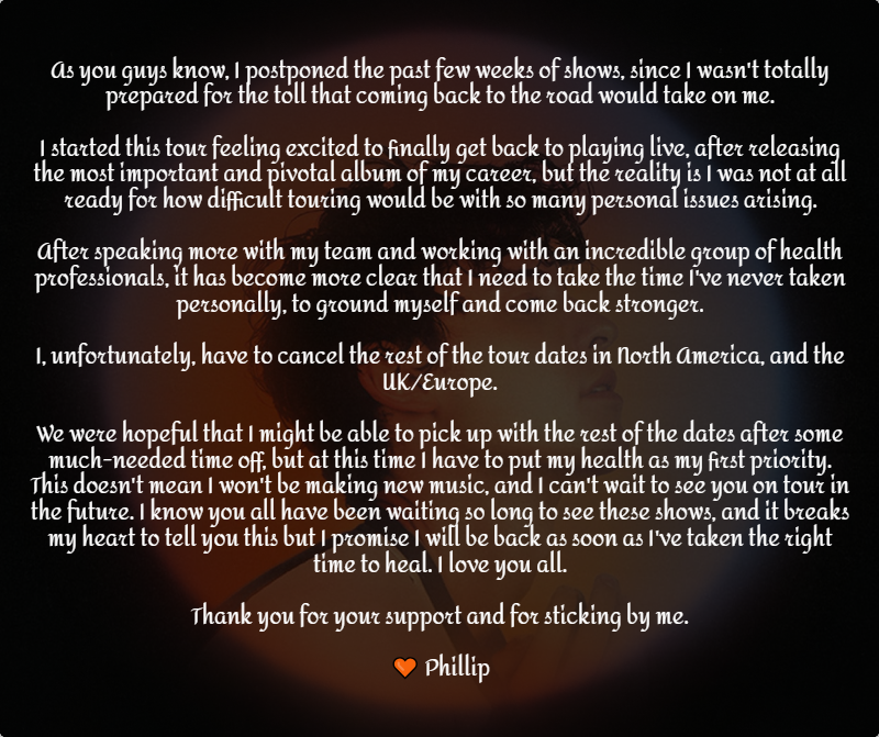 A Message to my Fans