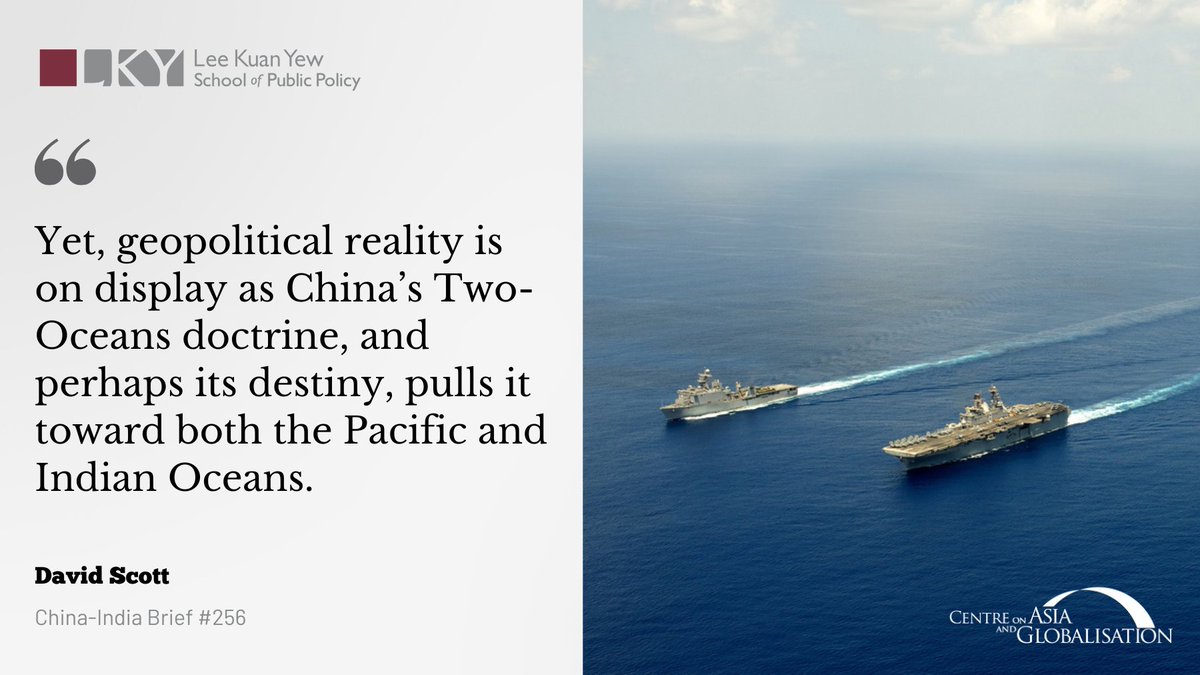 In the latest China-India Brief, Dr David Scott analyses the dynamics of India and China’s security competition in the Indian Ocean and its implications for the region.

#cib256

Read the full issue here: lkyspp.nus.edu.sg/cag/publicatio…