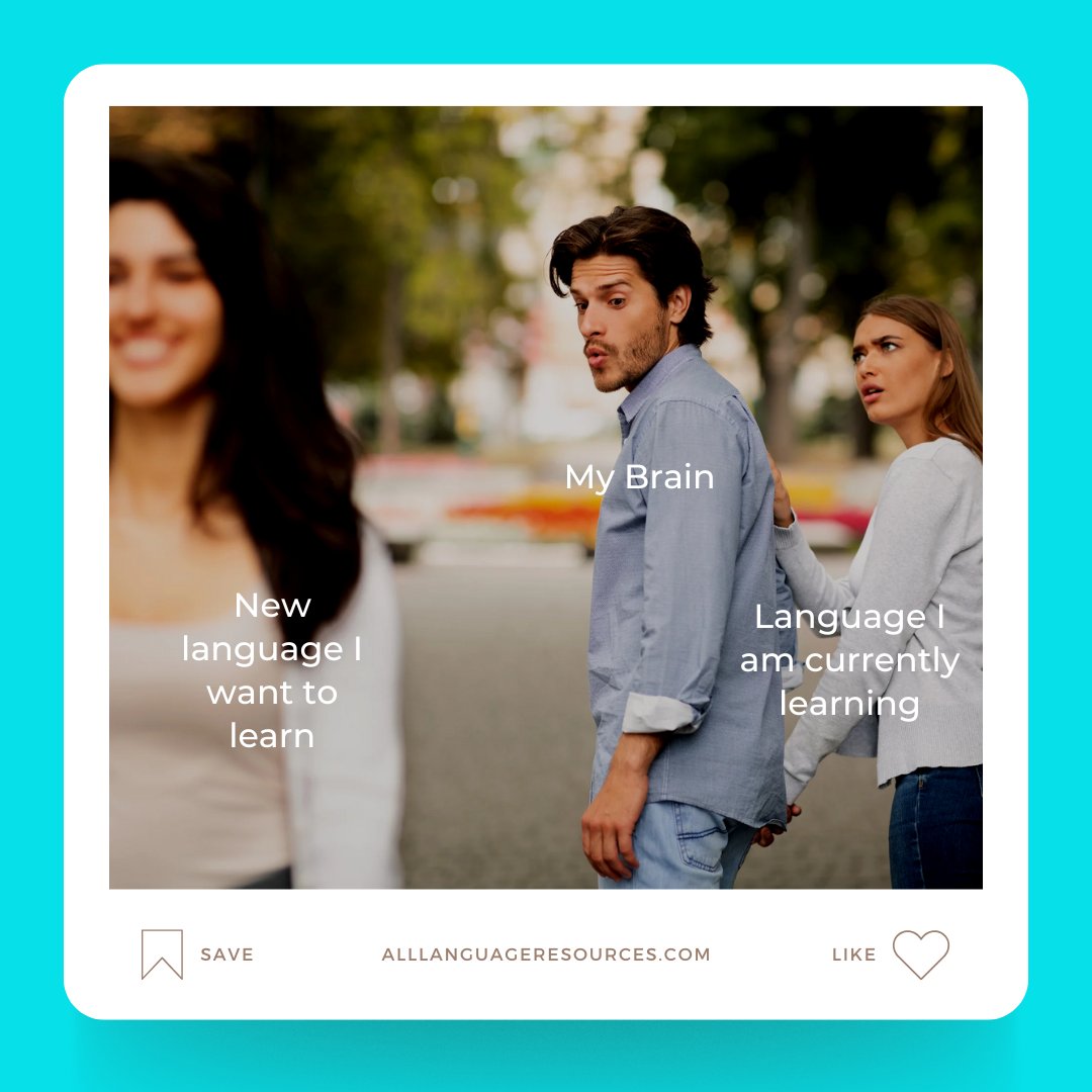 LangResources's tweet image. When your brain can&apos;t decide whether to review the language you&apos;re learning... or chase the shiny new one calling your name. 🧠💬✨ Stay focused or explore—what&apos;s your move? 😍 
alllanguageresources.com
#LanguageLearning  #PolyglotProblems #StayMotivated #LanguageJourney…