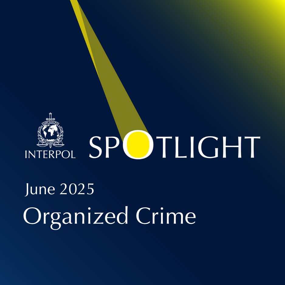 INTERPOL_HQ's tweet image. Leading the global fight against organized crime
Our first issue of INTERPOL Spotlight looks at how we disrupt organized crime globally, targeting their networks and their money to support a safer world for all.
➡️🔗mailchi.mp/interpol/inter…
