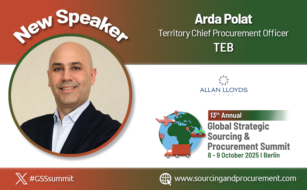 At the 13th Annual Global Strategic Sourcing &amp; Procurement Summit, Arda Polat takes a closer look at how procurement has evolved from a functional flow to a strategic safeguard.
Join us on 8-9 October 2025 | Berlin: bit.ly/2BV23Ck