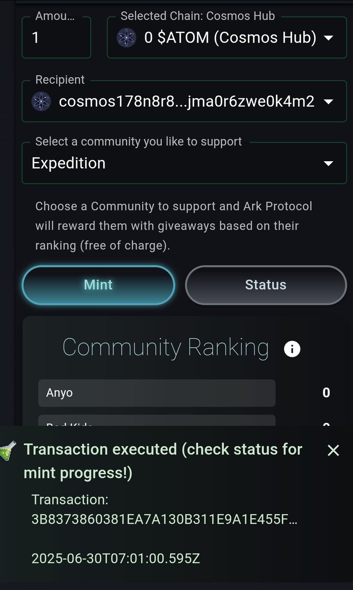 Lord Ginge- Shitfluncer hunter (@lord_g_inge) on Twitter photo Minted my HUBit from <a href="/arkprotocol/">Ark Protocol ⚛️</a> with my vote going to <a href="/expedition_pics/">Expedition ⚓️</a> please take the time to vote doesn't cost you anything part of the process 🤘 thank you <a href="/MrTsCode/">mr-t | Ark Protocol ⚛️</a> for allowing me to be part of history 💎 Minted my HUBit from <a href="/arkprotocol/">Ark Protocol ⚛️</a> with my vote going to <a href="/expedition_pics/">Expedition ⚓️</a> please take the time to vote doesn't cost you anything part of the process 🤘 thank you <a href="/MrTsCode/">mr-t | Ark Protocol ⚛️</a> for allowing me to be part of history 💎