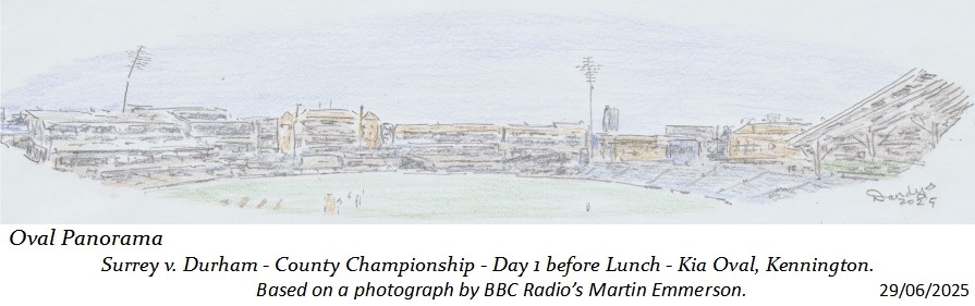 DrDanDiaper's tweet image. Oval #Panorama #sketch @surreycricket @DurhamCricket #CountyChamp #CountyCricketDay @ccricketday @abdulhayemehta @NorthStandGang @ilegally_indian @AnnieChave @palfreyman1414 @Edgaralanpoe48 @andydurrant75 @cbar2323 @kinobe911 @mattbob84 @WG_RumblePants 
@PanoPhotos #drawing #art