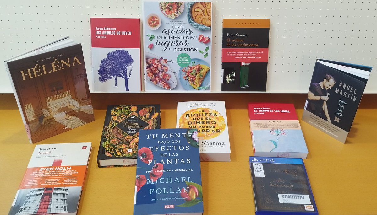 Si todavía no has cerrado la maleta, seguro que encuentras hueco para alguna de las novedades que sacamos este lunes....  
Si pasas cerca de la Biblioteca Isaac Albéniz, ¡tal vez llegues a tiempo para llevarte algo!🍹📚🍉