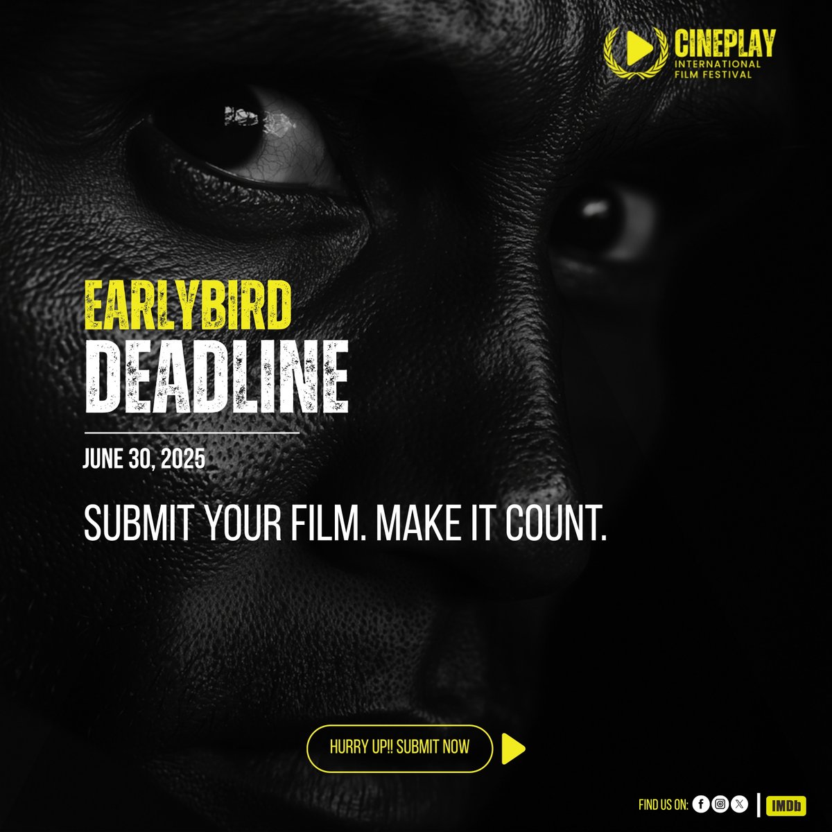 Earlybird Deadline is TODAY!
Don’t miss your chance to shine - Submit soon!