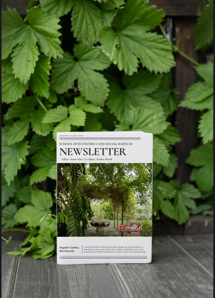 📢Excited to share the latest issue of the SESS Newsletter – Spring 2025 (Vol. 5, Iss. 1)!

Catch up on research highlights, student achievements &amp; everything happening at the School of Economics &amp; Social Sciences, IBA.

📰Read here:iba.edu.pk/sess/spring-ne…
<a href="/AsmaHyder/">Asma Hyder</a> #Newsletter