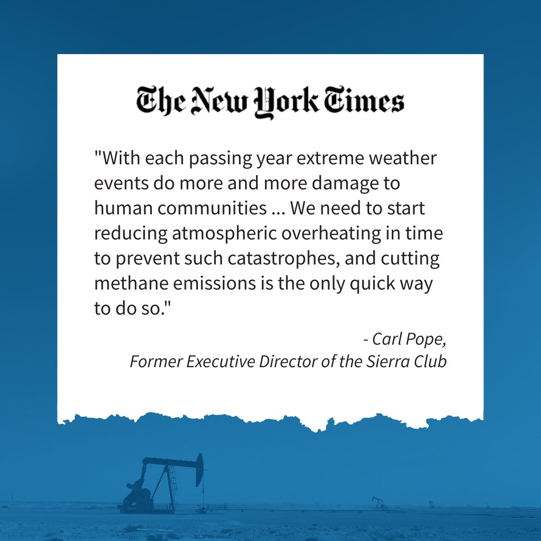 Global Methane Hub (@gmethanehub) on Twitter photo Methane traps 80x more heat than CO₂ and could drive 45% of warming this decade.
Carl Pope’s <a href="/nytimes/">The New York Times</a> op-ed highlights how our understanding is evolving — and features @RMI research on marginal wells.
📰 nytimes.com/2025/06/23/opi… Methane traps 80x more heat than CO₂ and could drive 45% of warming this decade.
Carl Pope’s <a href="/nytimes/">The New York Times</a> op-ed highlights how our understanding is evolving — and features @RMI research on marginal wells.
📰 nytimes.com/2025/06/23/opi…