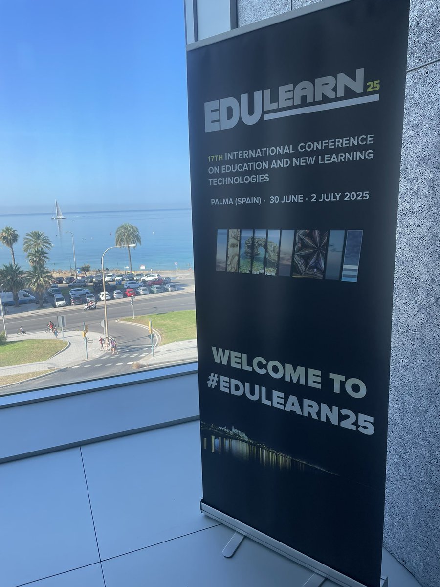 SarahNiDhuinnin's tweet photo. Excited to be attending, presenting and chairing (for the first time!) here in Palma, Mallorca @EdulearnConf #edulearn25 #LanguageLearning #NewLearningTechnologies https://t.co/EdzPPyFTKg