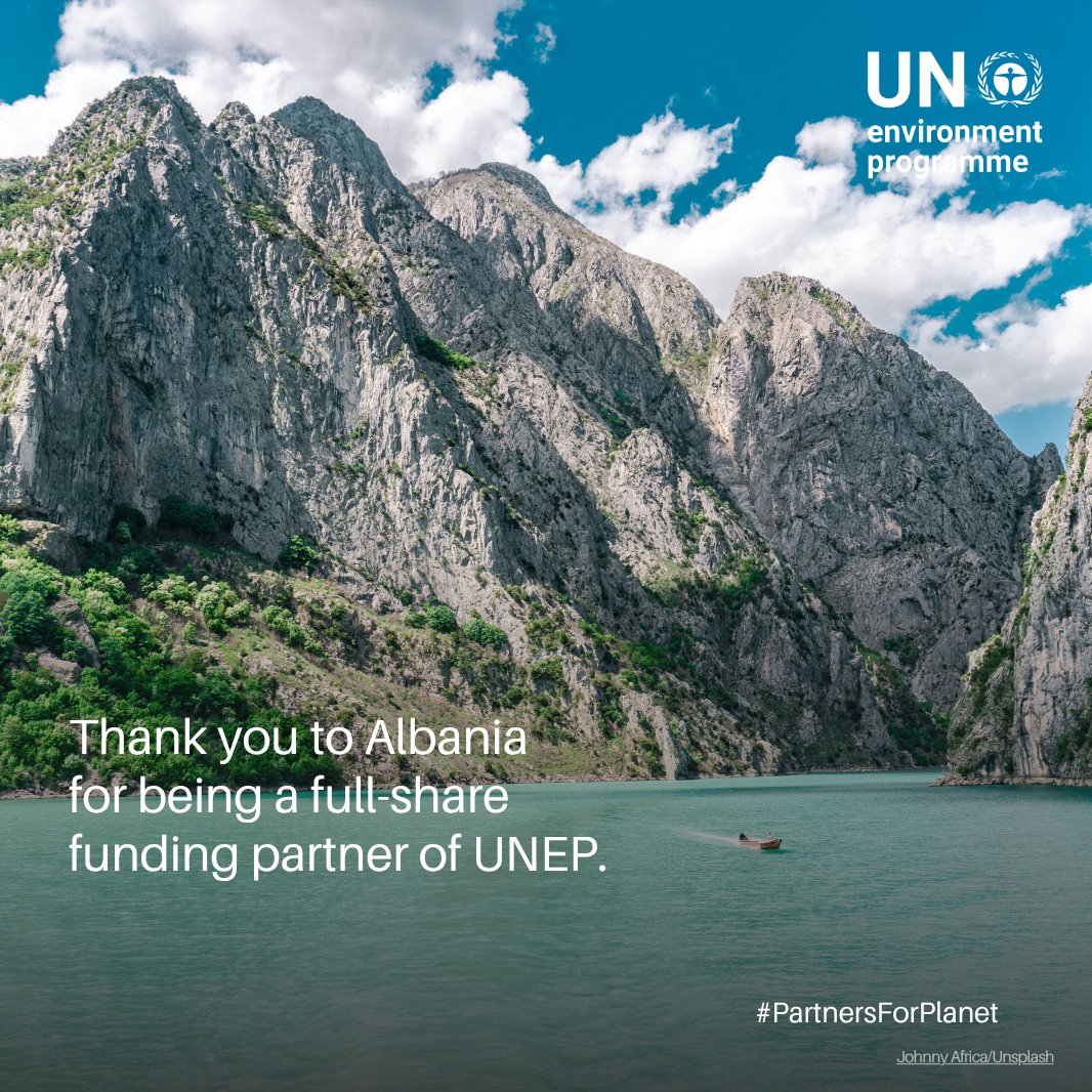From ecotourism to science-policy integration, the UNEP-Albania🇦🇱 partnership spans an array of efforts to tackle the triple planetary crisis and support the #SDGs.

Thanks to Albania for again contributing its full financial share to the Environment Fund.

#PartnersForPlanet