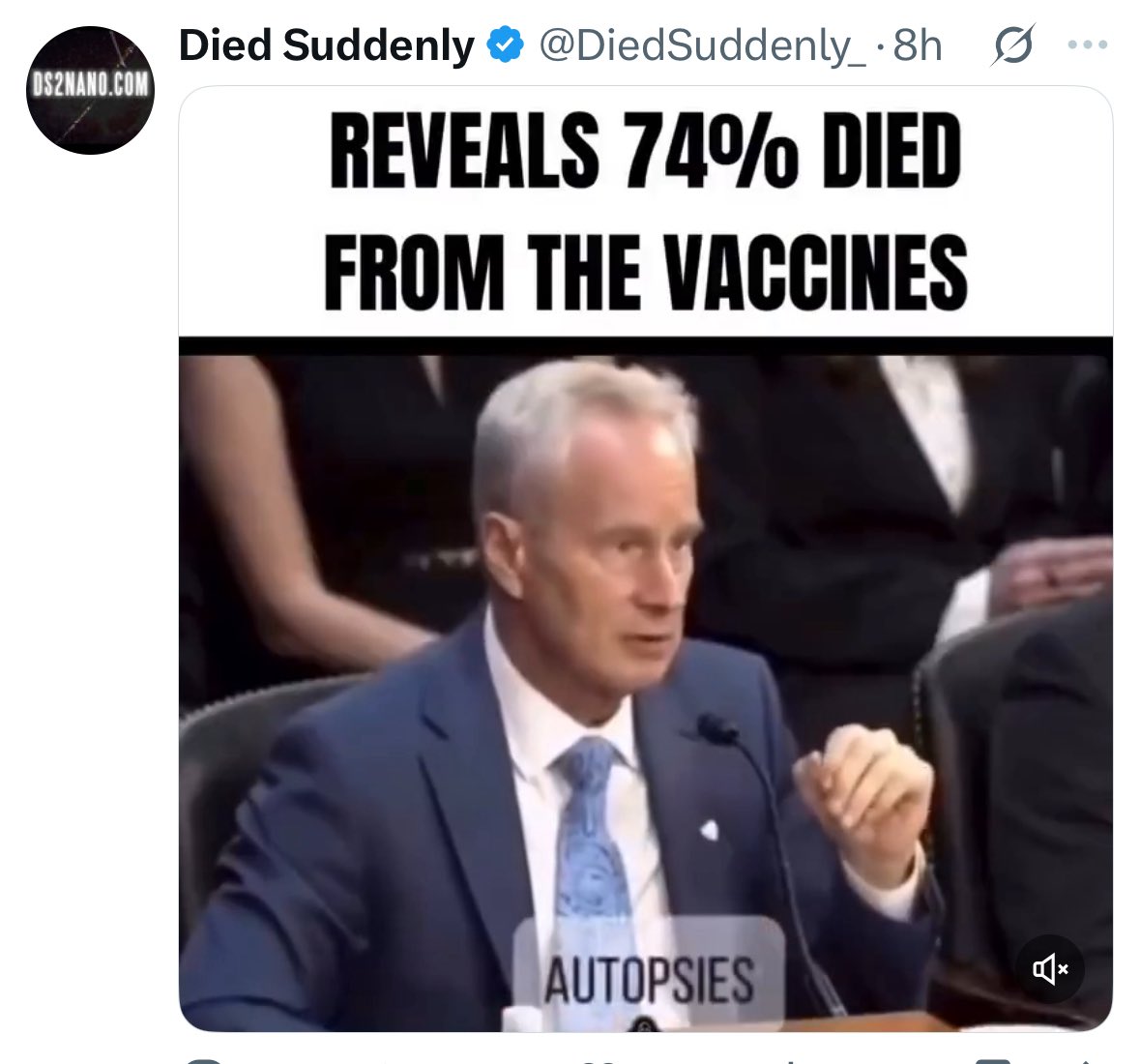 5 billion people have had Covid vaccines 

If 74% of people who had them died, that would mean around 3.75 billion people were wiped out by Covid vaccines.

I can't prove it but I've just got a little hunch that it's not true and that this is anti vaccine 💩