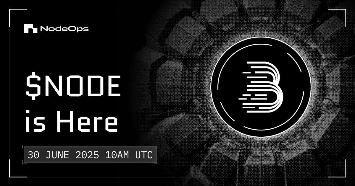 $NODE is coming to <a href="/BitMartExchange/">BitMart</a>

Mark your calendars: June 30 at 10AM UTC, $NODE goes Live

x.com/bitmartexchang…