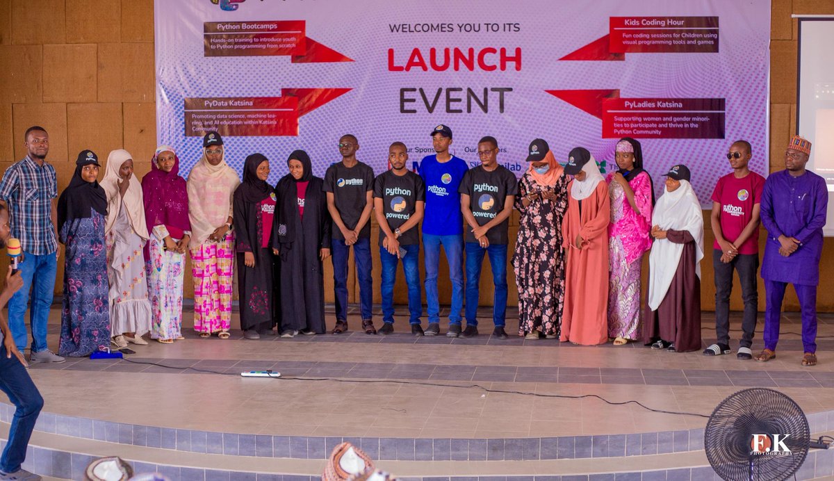 PythonKatsina's tweet image. A big thank you to all of our volunteers 🥳💐🎊🐍👏👏