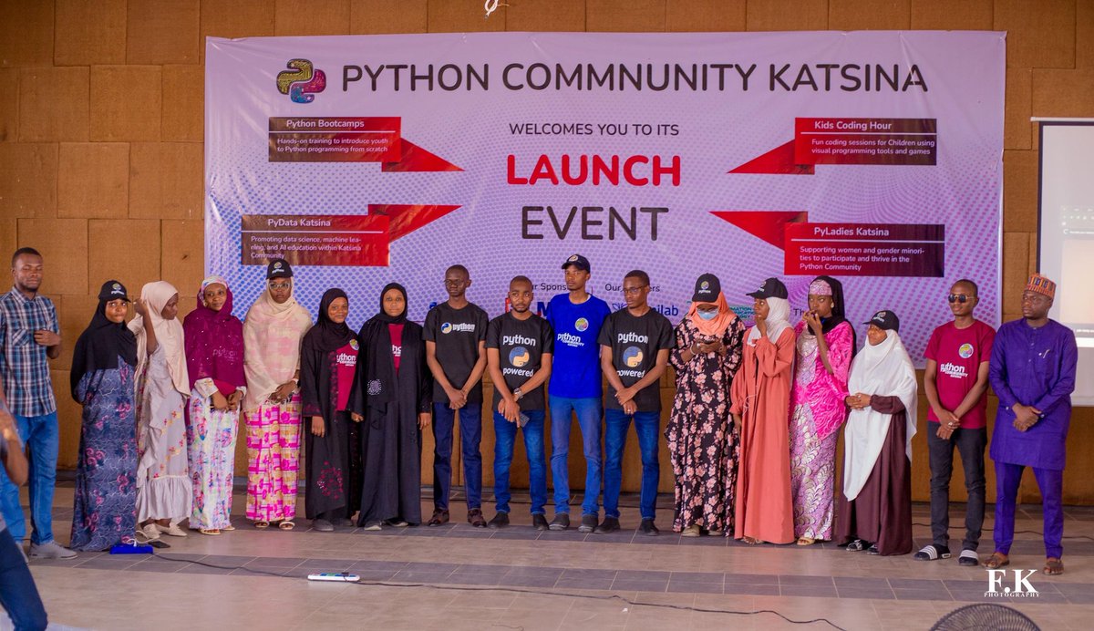 PythonKatsina's tweet image. A big thank you to all of our volunteers 🥳💐🎊🐍👏👏
