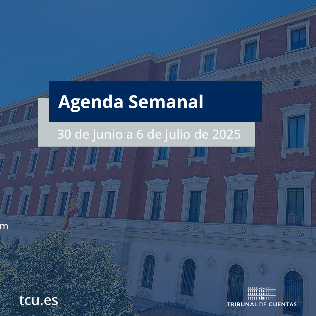 Tribunal de Cuentas de España (@tcu_es) on Twitter photo 🗓️Buenos días. Compartimos la agenda de esta semana del Tribunal de Cuentas.
🔗tcu.es/es/sala-de-pre… 🗓️Buenos días. Compartimos la agenda de esta semana del Tribunal de Cuentas.
🔗tcu.es/es/sala-de-pre…