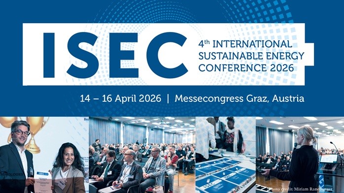 📢 The International Sustainable Energy Conference #ISEC2026 call for Abstracts is now open and will close on 31 August 2025.
More info 👉 isec-conference.at/frontend/index…
