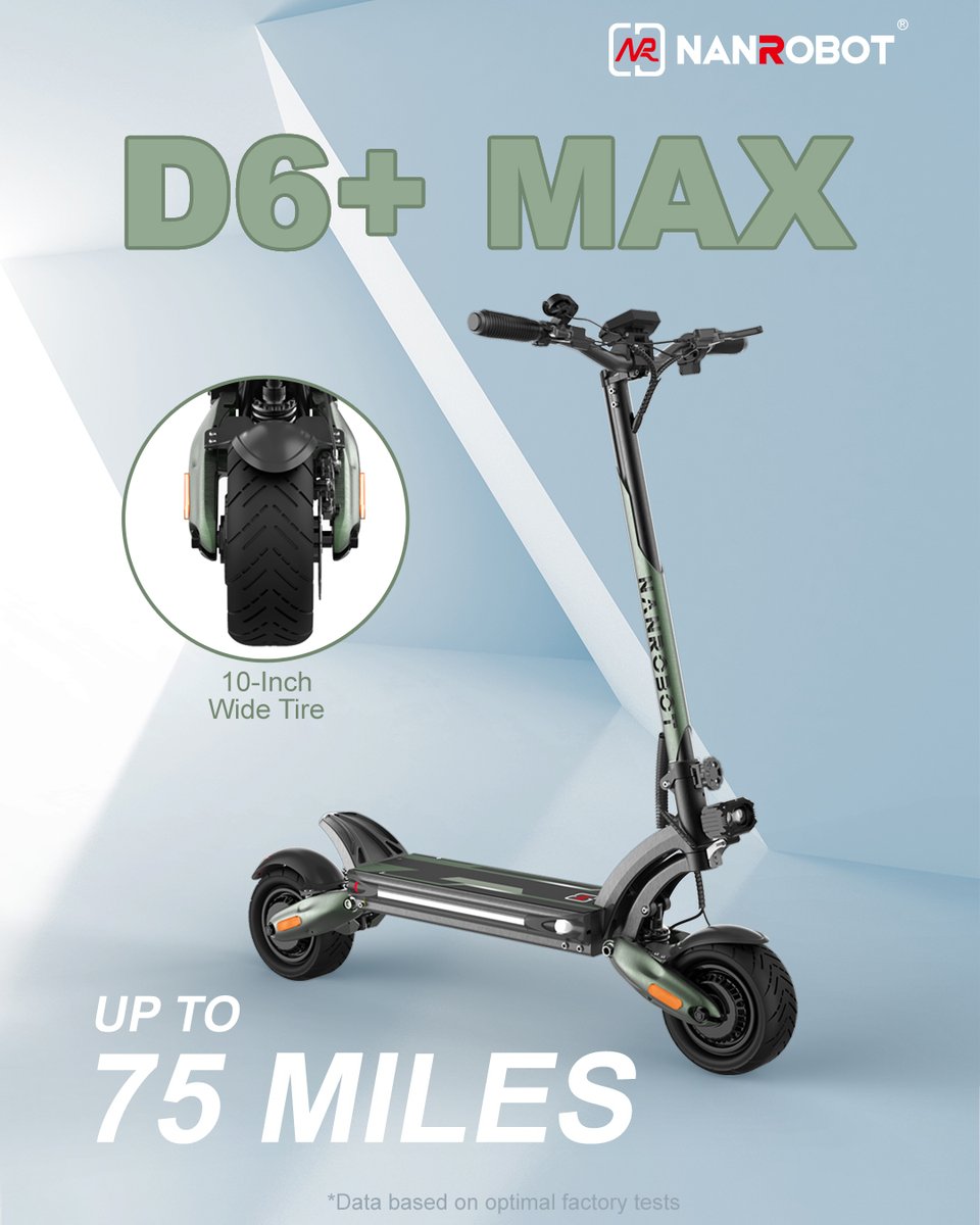 You waited. We delivered. Ready to ride the legend?
The beast returns — stronger, faster, MAXED out. 🔥 D6+ MAX Pre-Sale is live at $1399
🛒 Shop now at nanrobot.com/products/nanro…