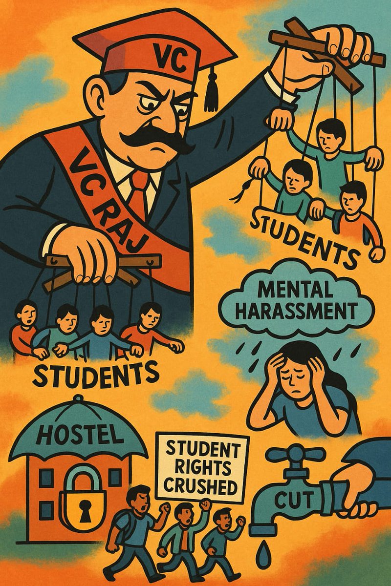 sharma_viman's tweet photo. #justiceforhaustudents
#voiceofhau
#removehauvc https://t.co/t7YytS8eWT