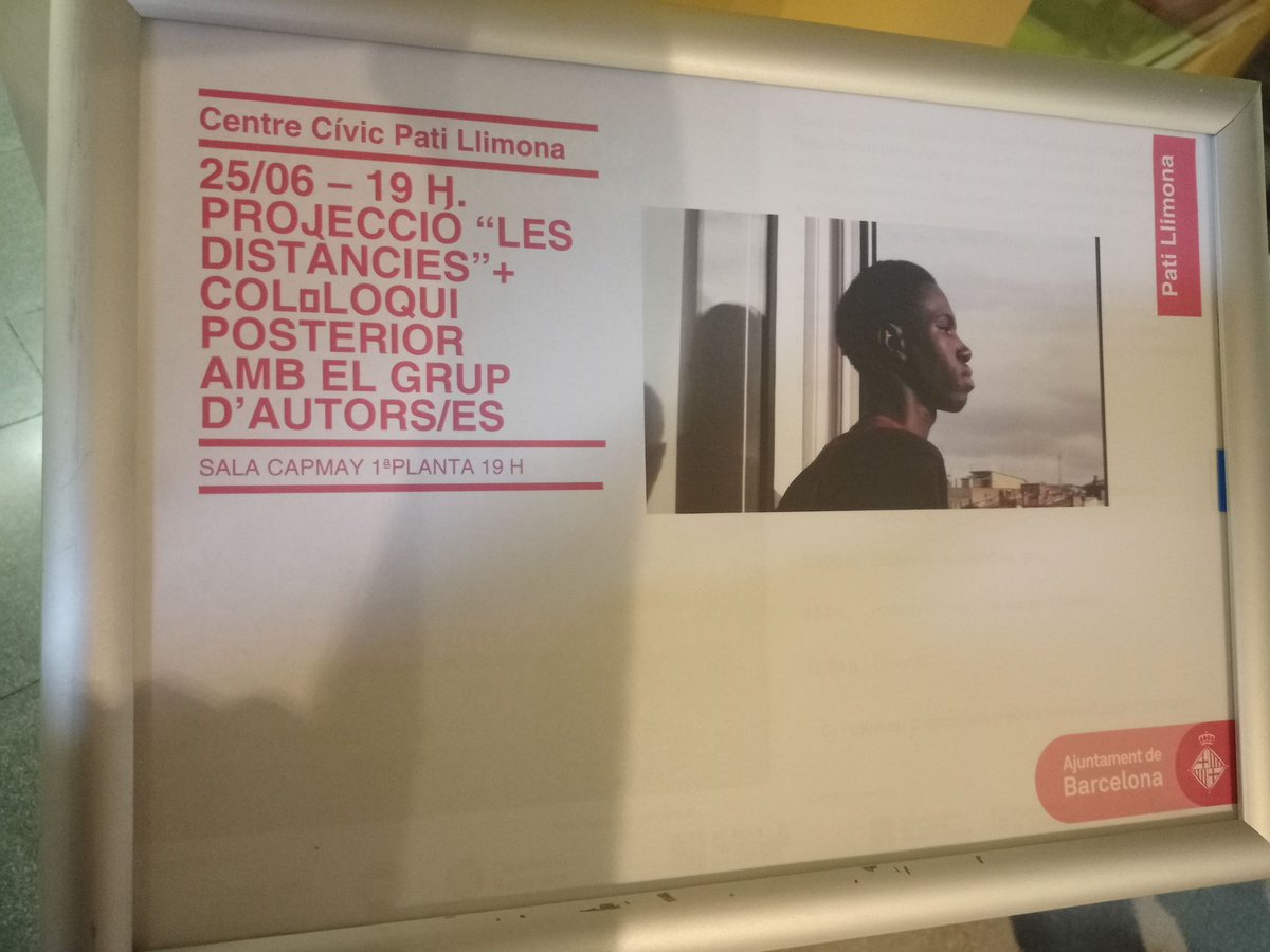 📽️ "Les distàncies" és el film creat per joves de l’Institut Pau Claris dins de Cinema en curs, on expliquen la història de l’Omar, un jove migrant a Barcelona.
🎬 Estrenat amb èxit al Pati Llimona!
▶️ Mira-la aquí: vimeo.com/1094724617