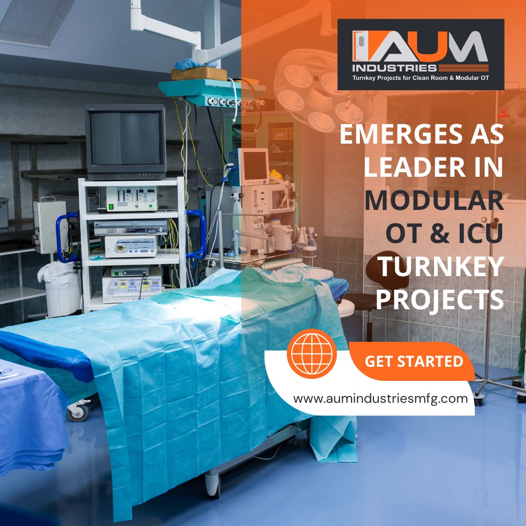 AumIndustries's tweet image. AUM Industries: The trusted name in Modular OT &amp;amp; ICU turnkey excellence — delivering cutting-edge healthcare environments built on precision, sterility, and speed.

#ModularOT #ModularICU #TurnkeyProjects #HealthcareInfrastructure #SterileSolutions #HospitalDesign #Cleanroom