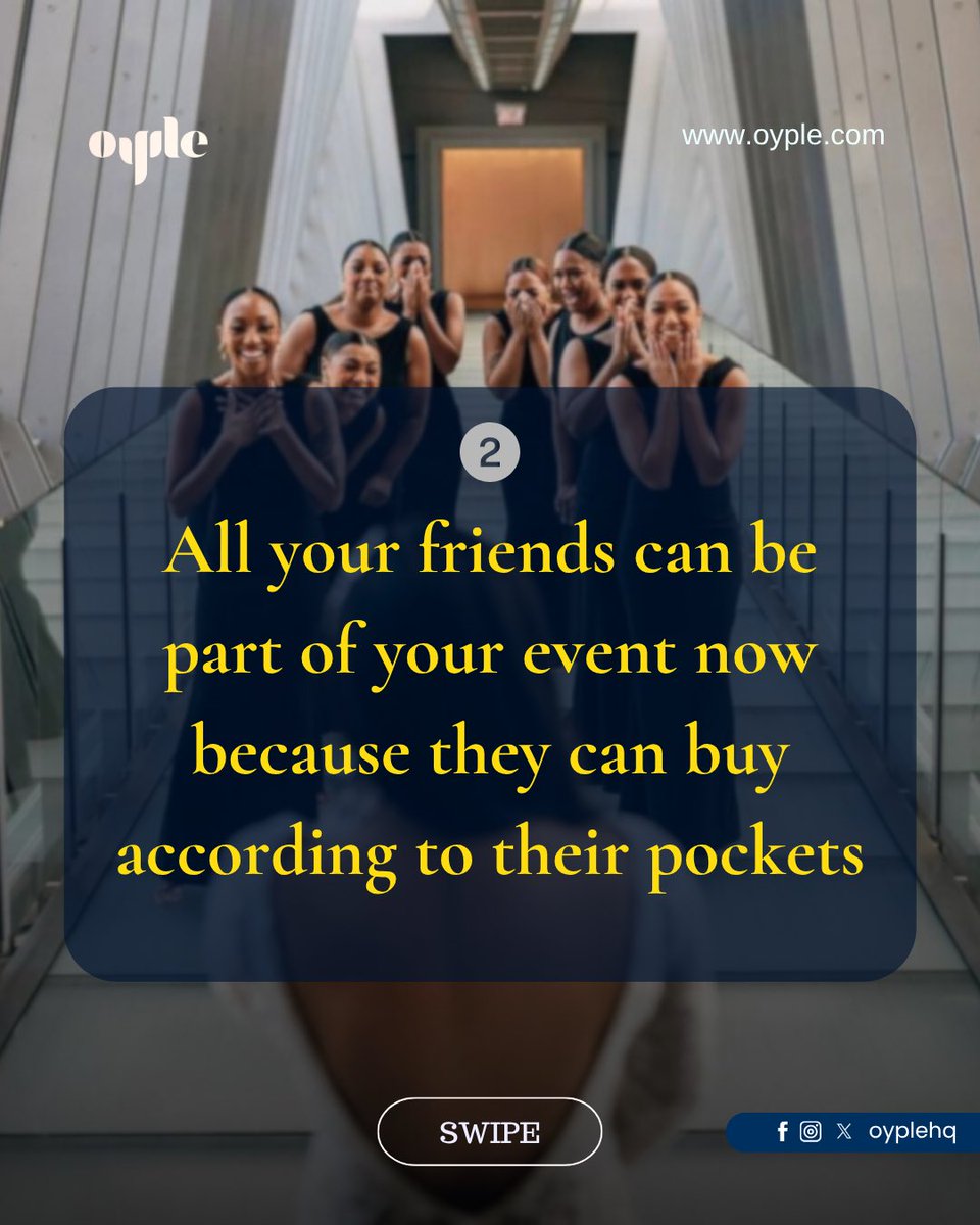 OypleHq's tweet photo. It’s a new week! And what better way to kick it off than by showing you exactly what we stand for at Oyple 
From stress-free asoebi planning to seamless deliveries straight to your guests, we’re solving the real challenges that come with event prep.

#asoebiplanning https://t.co/w9BScDrQaS