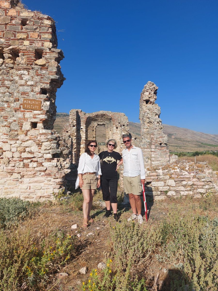 With Joanita Vroom at the site of Çiflik Basilica and at our field laboratory to share knowledge about the mid-late Byzantine phases of the church! Such an interesting afternoon!