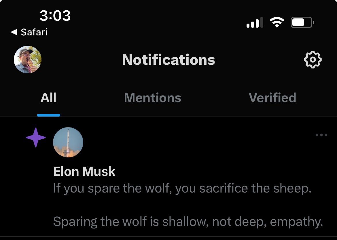 I feel like every time I open this app i see this chode has found a new, clearer and deeper way to expose himself as a perfect dork. He has uncanny precision with choosing the cringiest arrangement of words possible, and to top it off he promotes his own posts to the top.