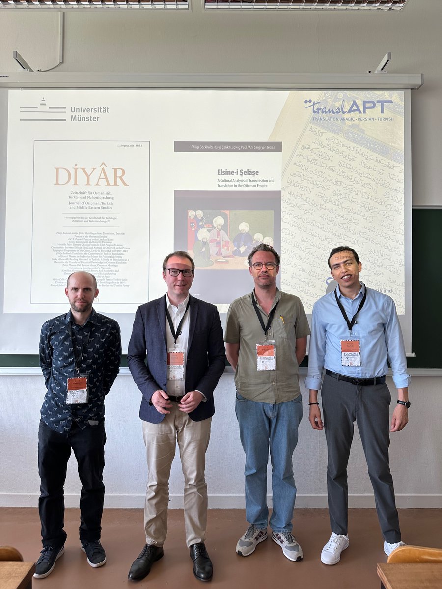TRANSLAPT presenting in Strasbourg

Last week, four members of the TRANSLAPT team presented their research within the panel 'Transferts de savoirs et processus de traduction entre l'arabe, le persan et le turc en Méditerranée orientale et au Moyen-Orient (XIIIe-XIXe siècles)' ...