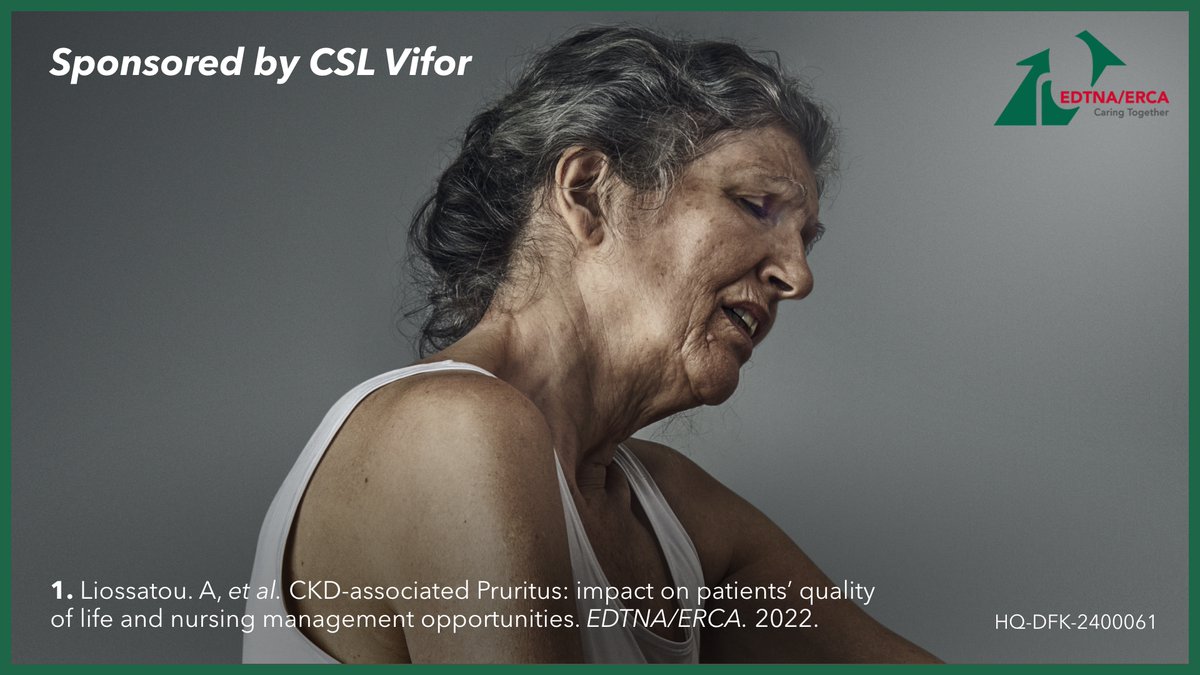 CKD-aP is much more than just an itch.
Severe CKD-associated Pruritus not only impacts patients’ quality of life, but it is also linked to poor clinical outcomes and negative prognosis^1
#CKD #CKD-aP #Nephrology
edtnaerca.org/education/elec…