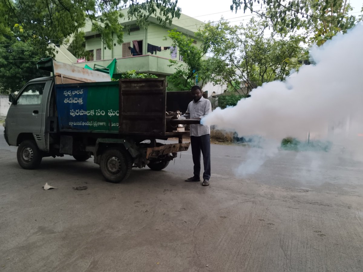 Nalgonda Municipality (@mc_nalgonda) on Twitter photo As part of the 100 Days of Action Plan, a desiltation drive and fogging were conducted at various locations in Nalgonda Municipality.
<a href="/MoHUA_India/">Ministry of Housing and Urban Affairs</a>
<a href="/RoopaMishra77/">Roopa Mishra</a>
<a href="/tksreedevi/">TK Sreedevi</a>
<a href="/cdmatelangana/">C&DMA</a>
<a href="/SwachhBharatGov/">Swachh Bharat Urban</a>
<a href="/SBMU_Telangana/">SBM (U) TELANGANA</a>
<a href="/tgmepma/">TMEPMA</a> As part of the 100 Days of Action Plan, a desiltation drive and fogging were conducted at various locations in Nalgonda Municipality.
<a href="/MoHUA_India/">Ministry of Housing and Urban Affairs</a>
<a href="/RoopaMishra77/">Roopa Mishra</a>
<a href="/tksreedevi/">TK Sreedevi</a>
<a href="/cdmatelangana/">C&DMA</a>
<a href="/SwachhBharatGov/">Swachh Bharat Urban</a>
<a href="/SBMU_Telangana/">SBM (U) TELANGANA</a>
<a href="/tgmepma/">TMEPMA</a>