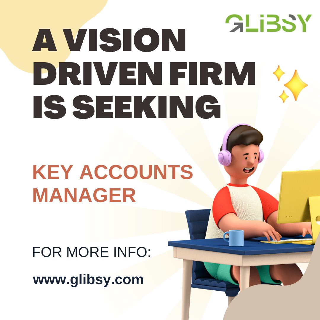 glibsy's tweet image. Apply Now!
Link: glibsy.com/in/en/jobs/685…
#hiringnow #hiringalert #keyaccountsmanager #keyaccountsmanagerjobs