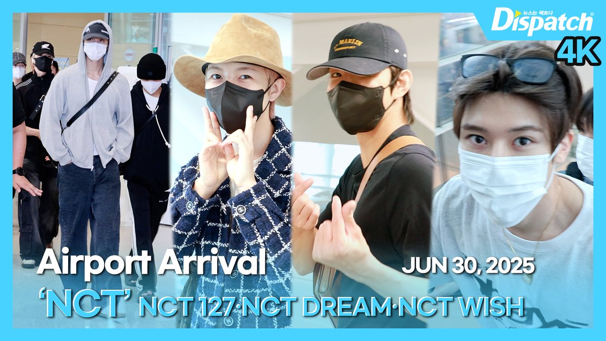 [🎥] 'NCT(NCT 127·NCT DREAM·NCT WISH)' 인천국제공항 입국

youtu.be/Vc4AqFwlhYA

#NCT #엔시티 #NCT127 #NCTDREAM #NCTWISH #엔시티127 #엔시티드림 #엔시티위시 #SMTOWN_LIVE_2025 #공항패션 #공항 #입국 #airport #arrival #DIPE #디스패치 #dispatch