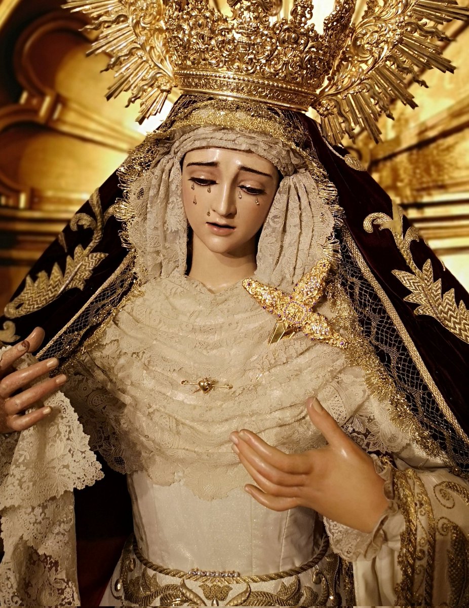 UnCofradeMas's tweet image. Así se encuentra Nuestra Señora del Mayor Dolor y Traspaso. Foto: @JoaquinGomezSev @HdadGranPoder #TDSCofrade #TDSActualidad