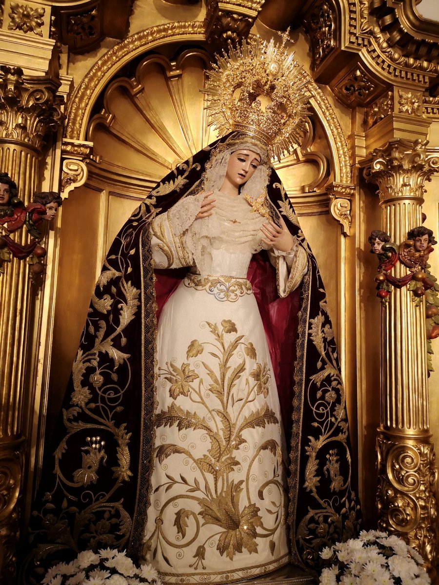 UnCofradeMas's tweet image. Así se encuentra Nuestra Señora del Mayor Dolor y Traspaso. Foto: @JoaquinGomezSev @HdadGranPoder #TDSCofrade #TDSActualidad