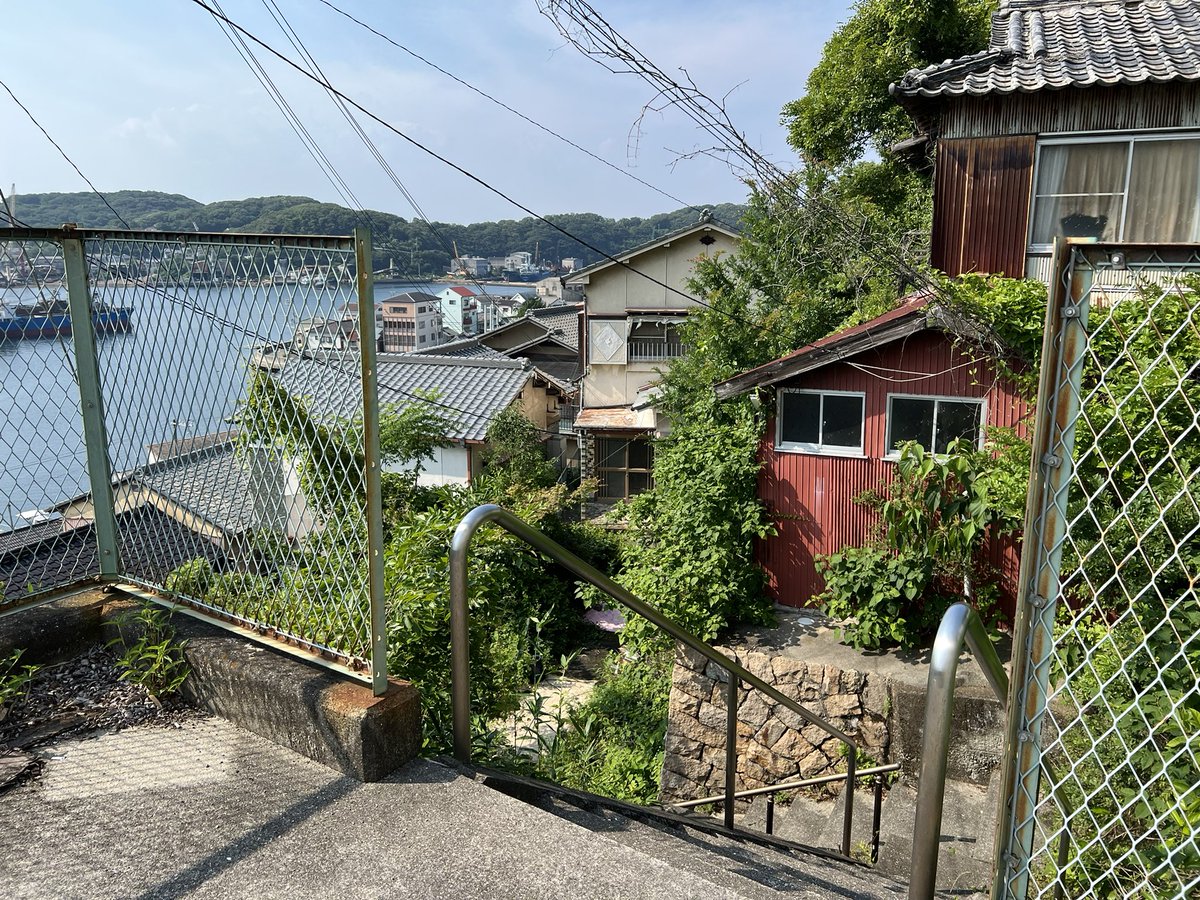 久しぶりに実家の島を散策したんだけど、めちゃ雰囲気の良い細道がたくさんあった。
住んでたときは気づかなかった島の良さを再発見できました。
