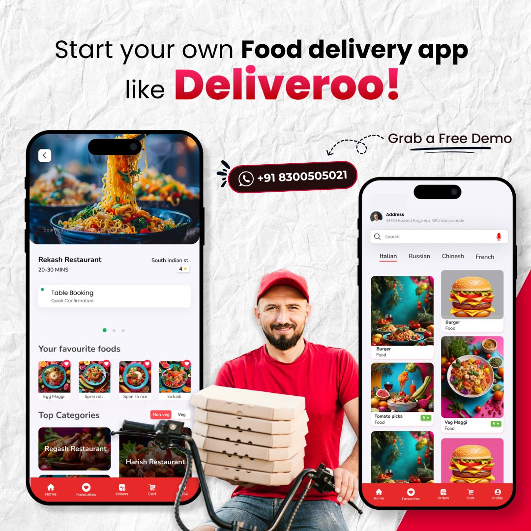 migrateshop's tweet image. Launch your own food delivery platform like Deliveroo with our ready-made Deliveroo Clone Script! 

Visit: migrateshop.com/deliveroo-clon…

#DeliverooClone #FoodDeliveryApp #StartupSolution #migrateshop #Startups #business