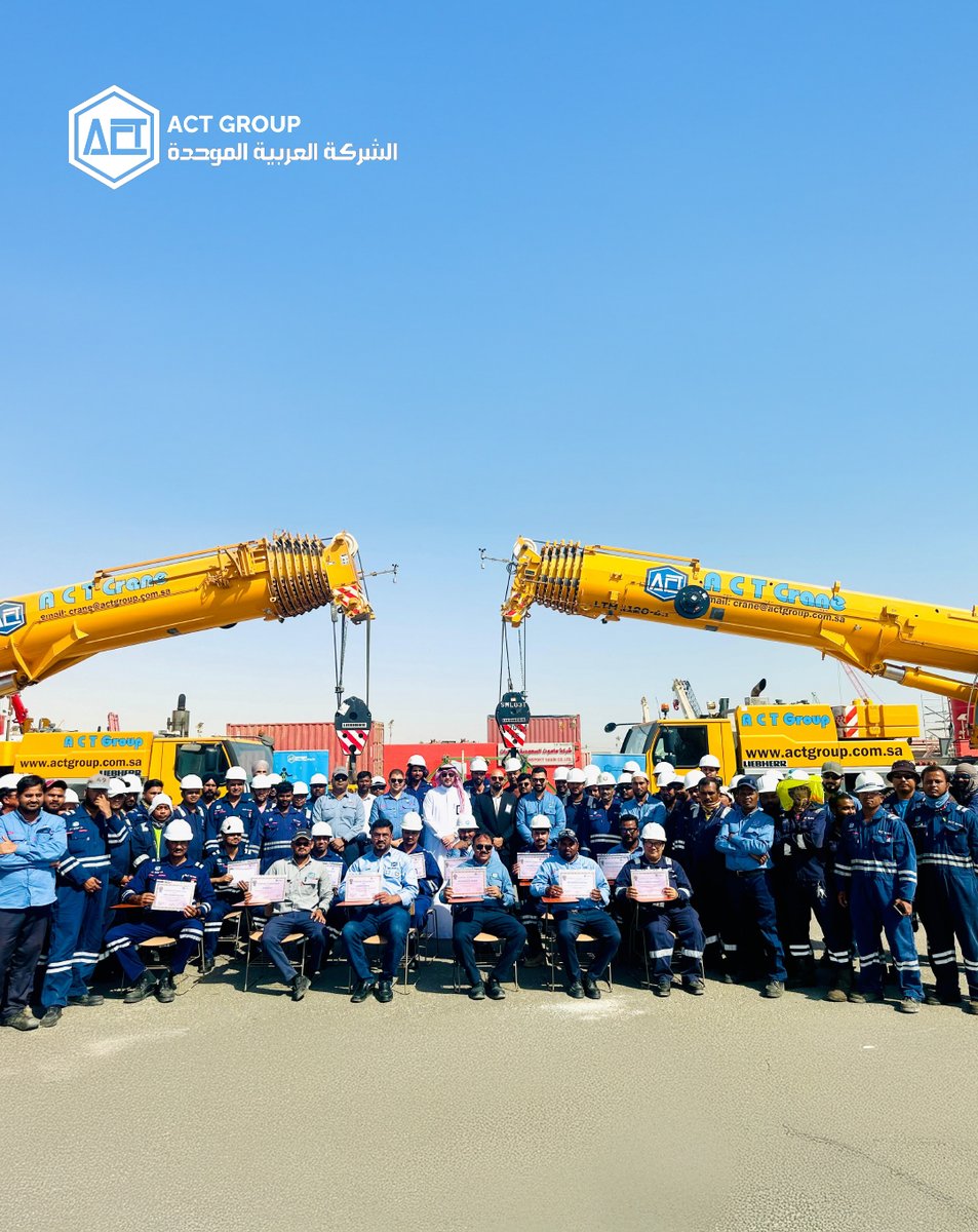ACTGroup_SA's tweet photo. *Every success has a strong team behind it*
Meet our Safety Team at #ACT Group — a group of dedicated professionals committed to ensuring equipment safety and operational excellence. Proud of our people!
#Teamwork #Safety #Excellence #ACT_Group https://t.co/RLYXkb5765