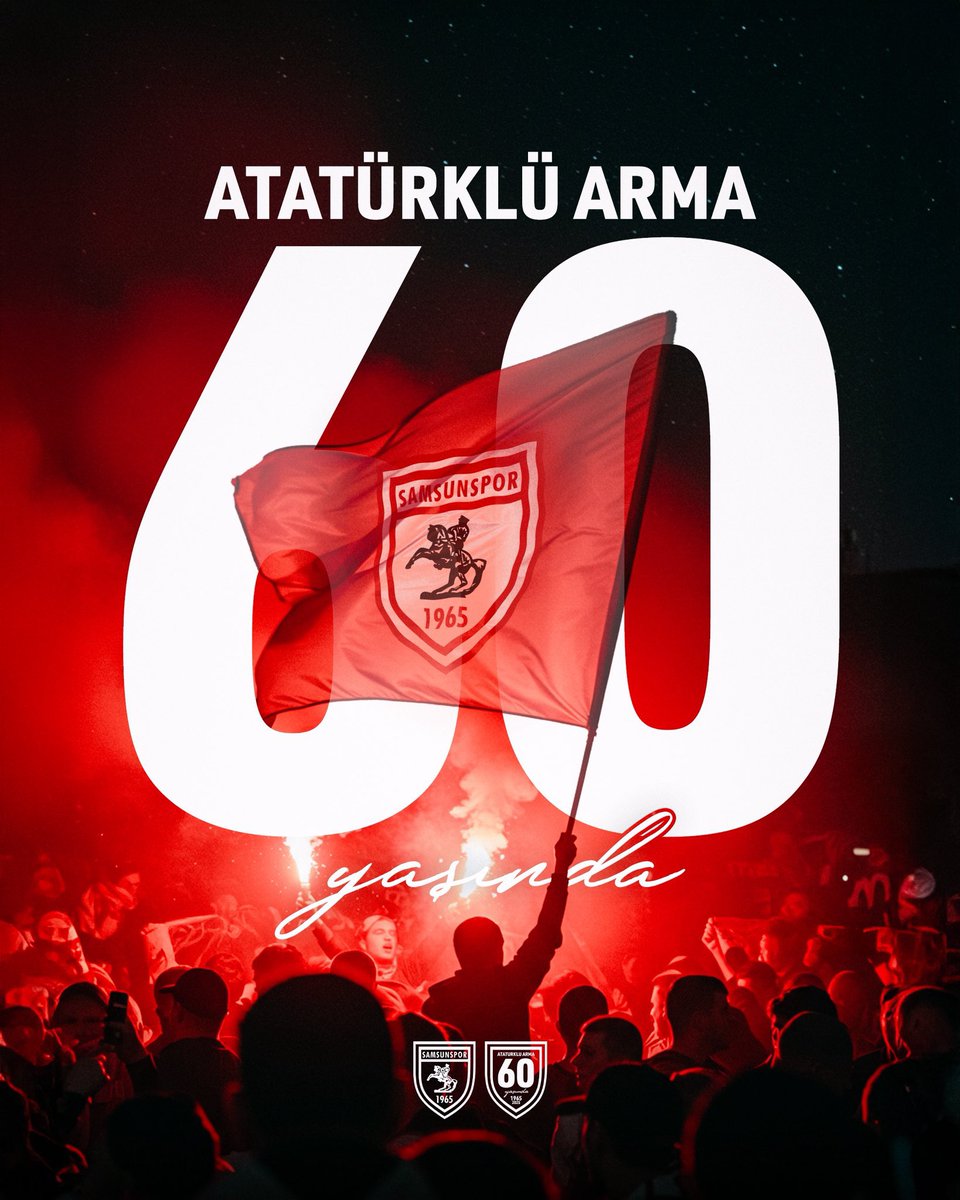 Sadece bir futbol kulübü değil, memleket meselesi…
Nice yıllara iki gözümün çiçeği..
#samsunspor #Samsunspor60Yaşında