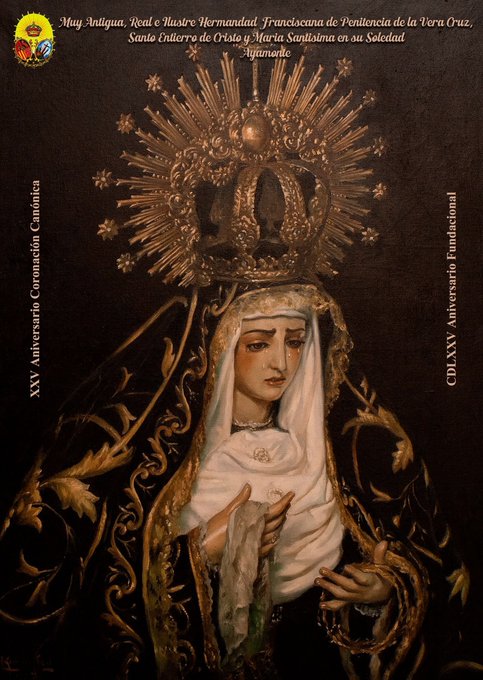 Horario e Itinerario Procesión Extraordinaria Virgen de la Soledad Coronada. Ayamonte 12 de Julio del 2025